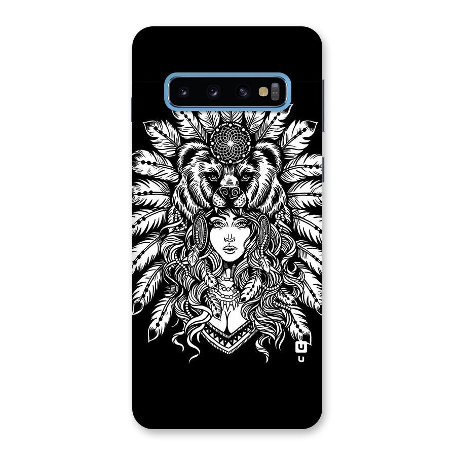 Girl Pattern Art Back Case for Galaxy S10
