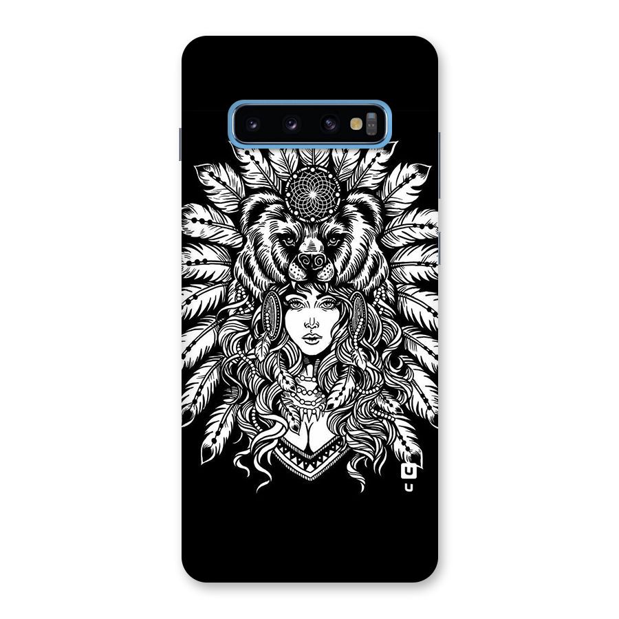 Girl Pattern Art Back Case for Galaxy S10 Plus