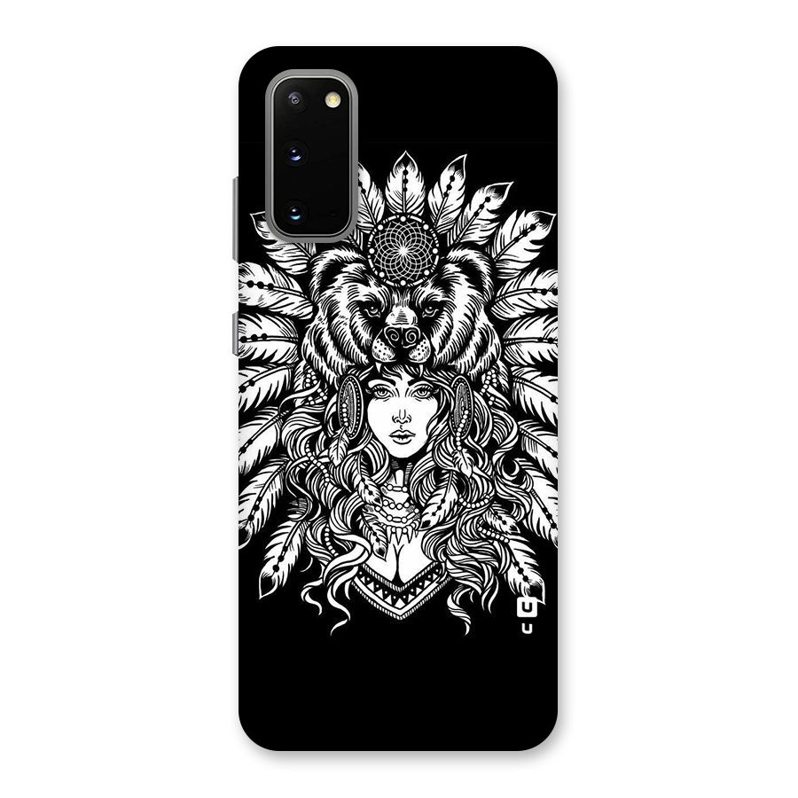 Girl Pattern Art Back Case for Galaxy S20