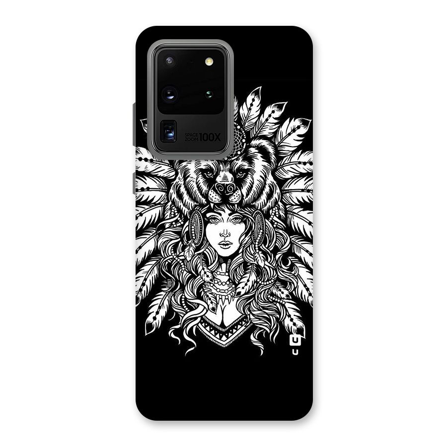 Girl Pattern Art Back Case for Galaxy S20 Ultra