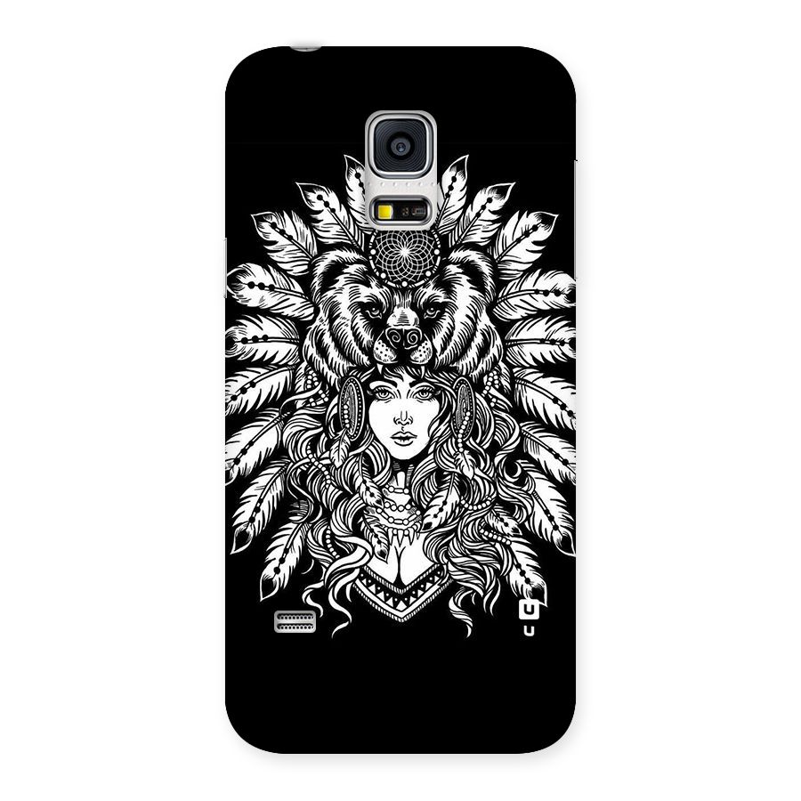 Girl Pattern Art Back Case for Galaxy S5 Mini