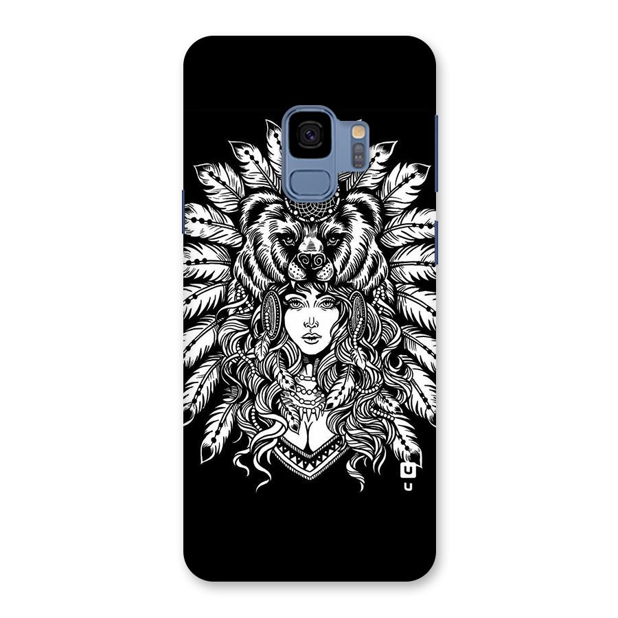 Girl Pattern Art Back Case for Galaxy S9