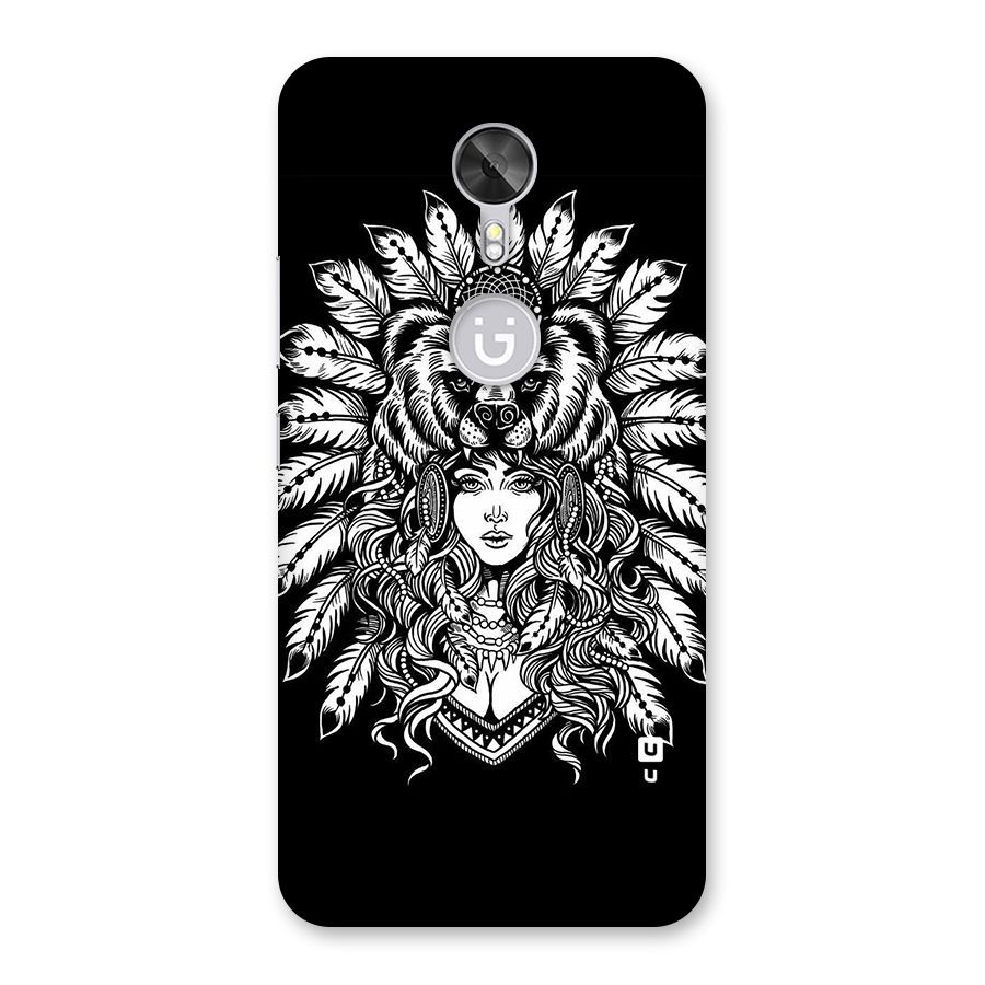 Girl Pattern Art Back Case for Gionee A1