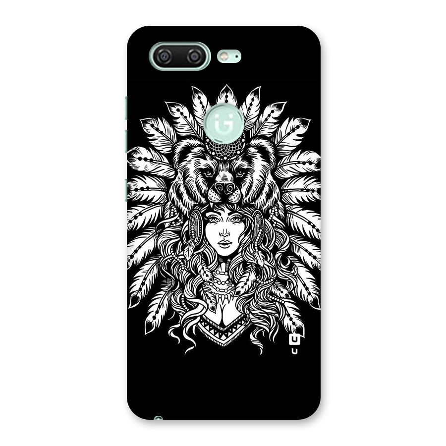 Girl Pattern Art Back Case for Gionee S10