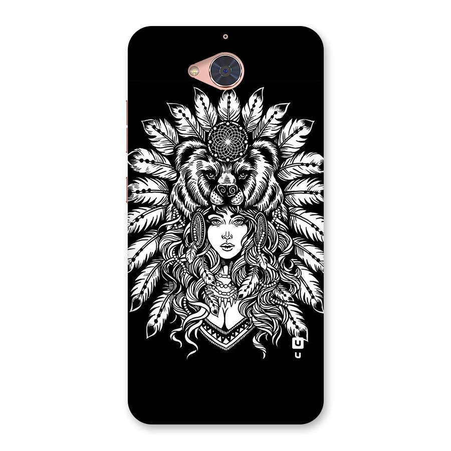 Girl Pattern Art Back Case for Gionee S6 Pro