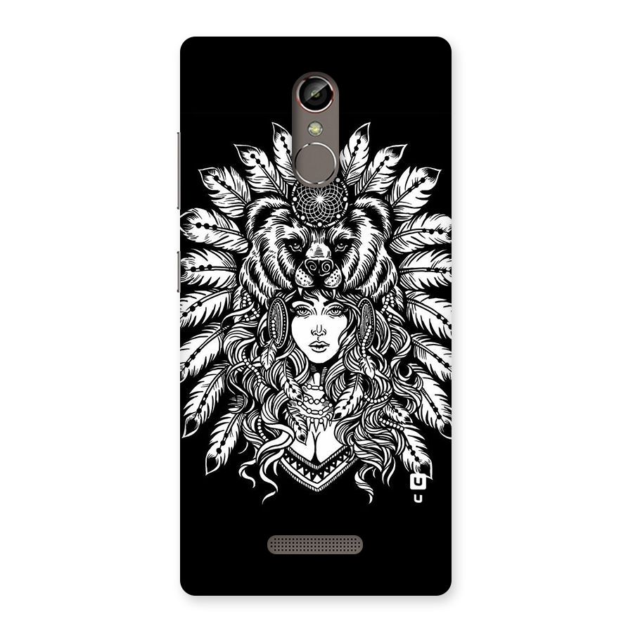 Girl Pattern Art Back Case for Gionee S6s
