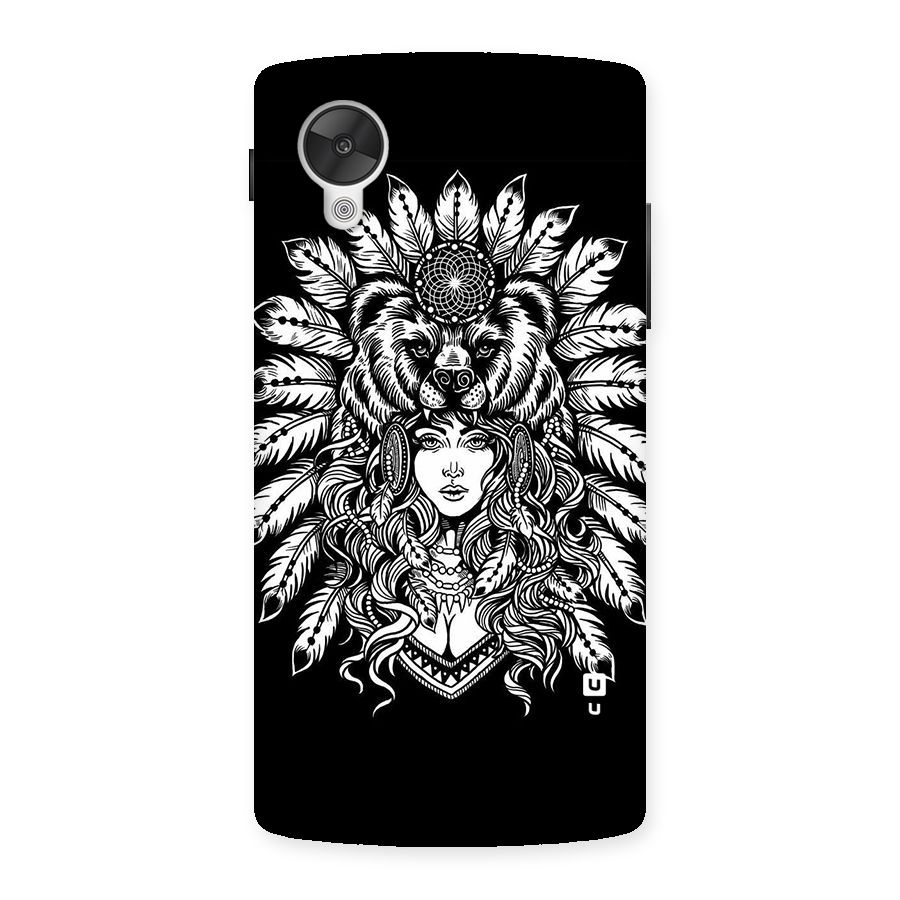 Girl Pattern Art Back Case for Google Nexsus 5