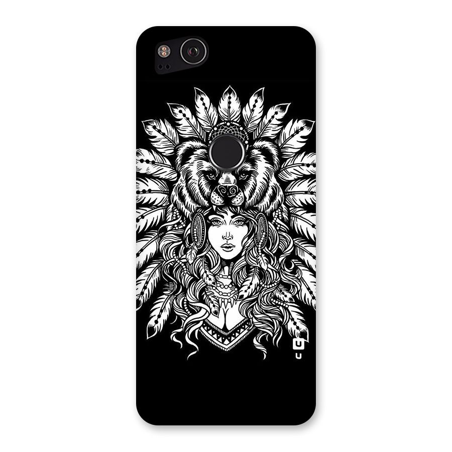 Girl Pattern Art Back Case for Google Pixel 2