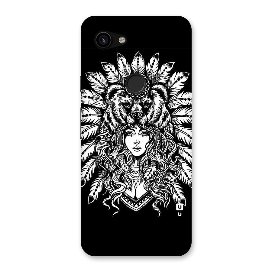Girl Pattern Art Back Case for Google Pixel 3a