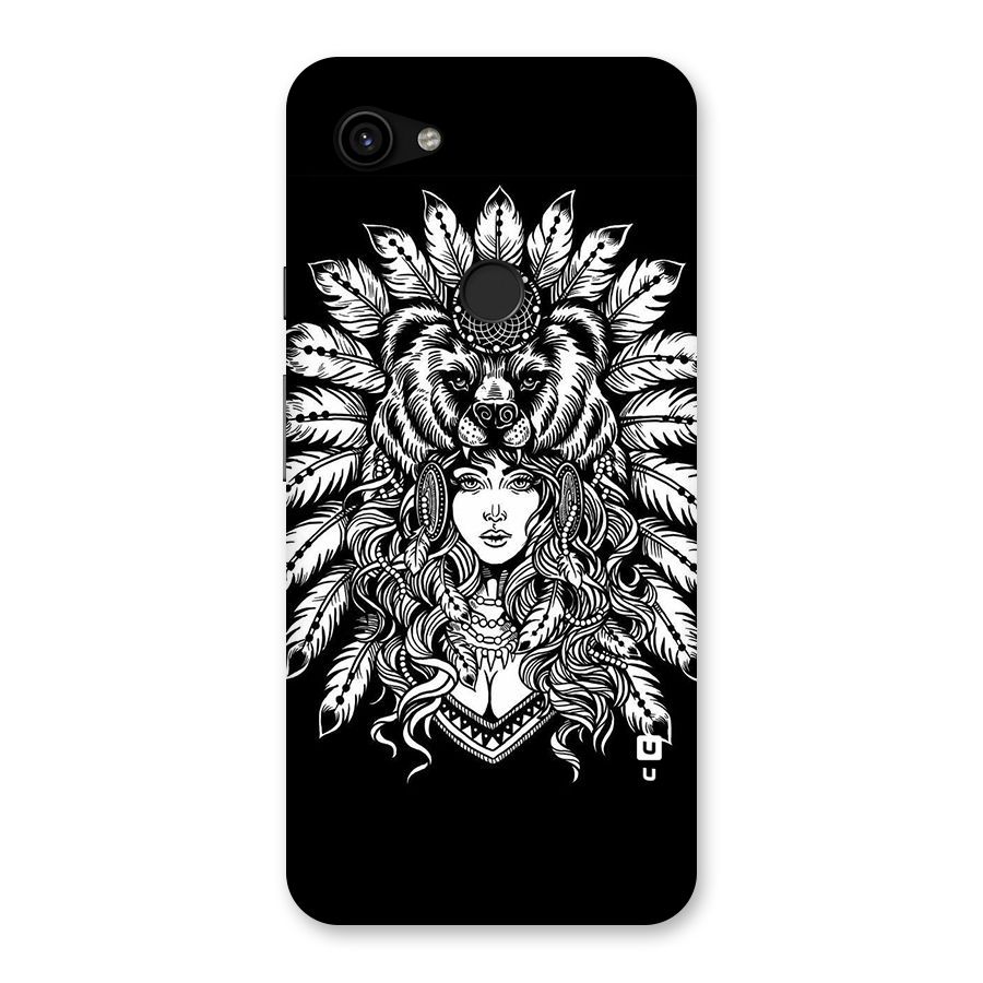 Girl Pattern Art Back Case for Google Pixel 3a XL