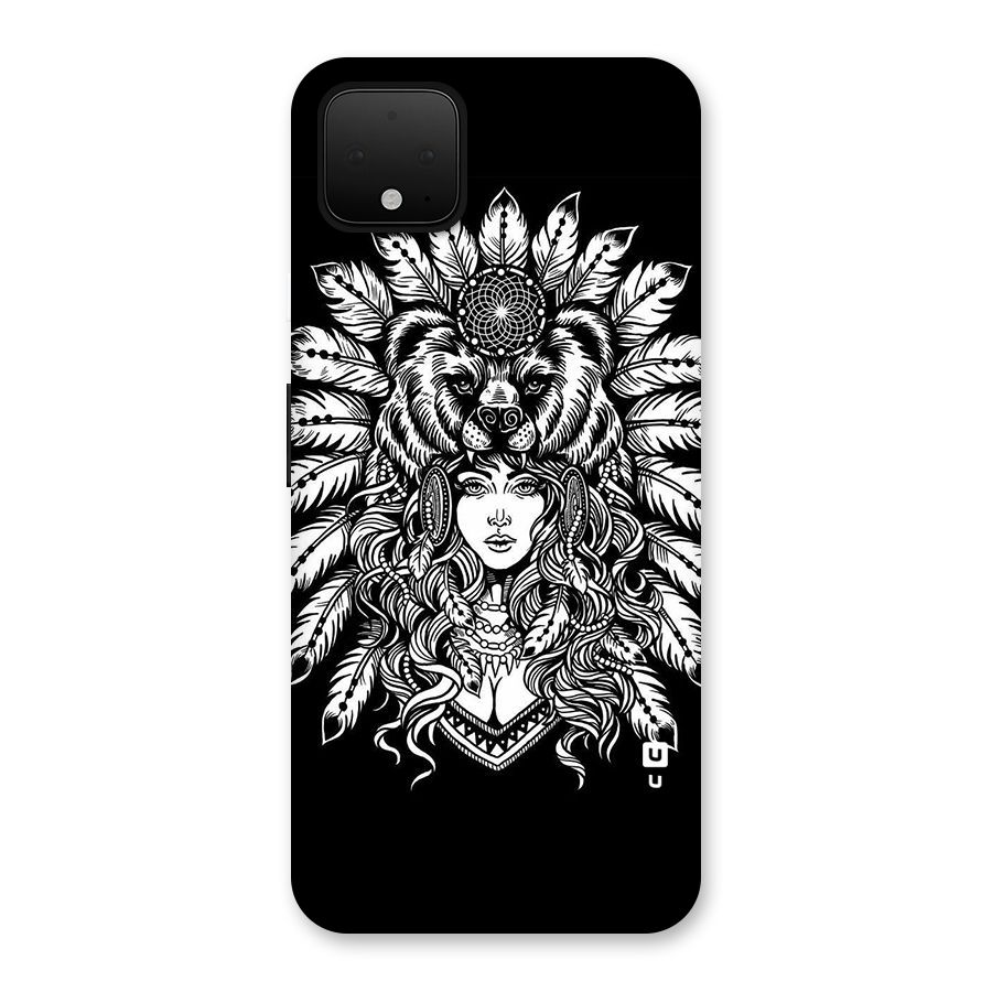 Girl Pattern Art Back Case for Google Pixel 4 XL