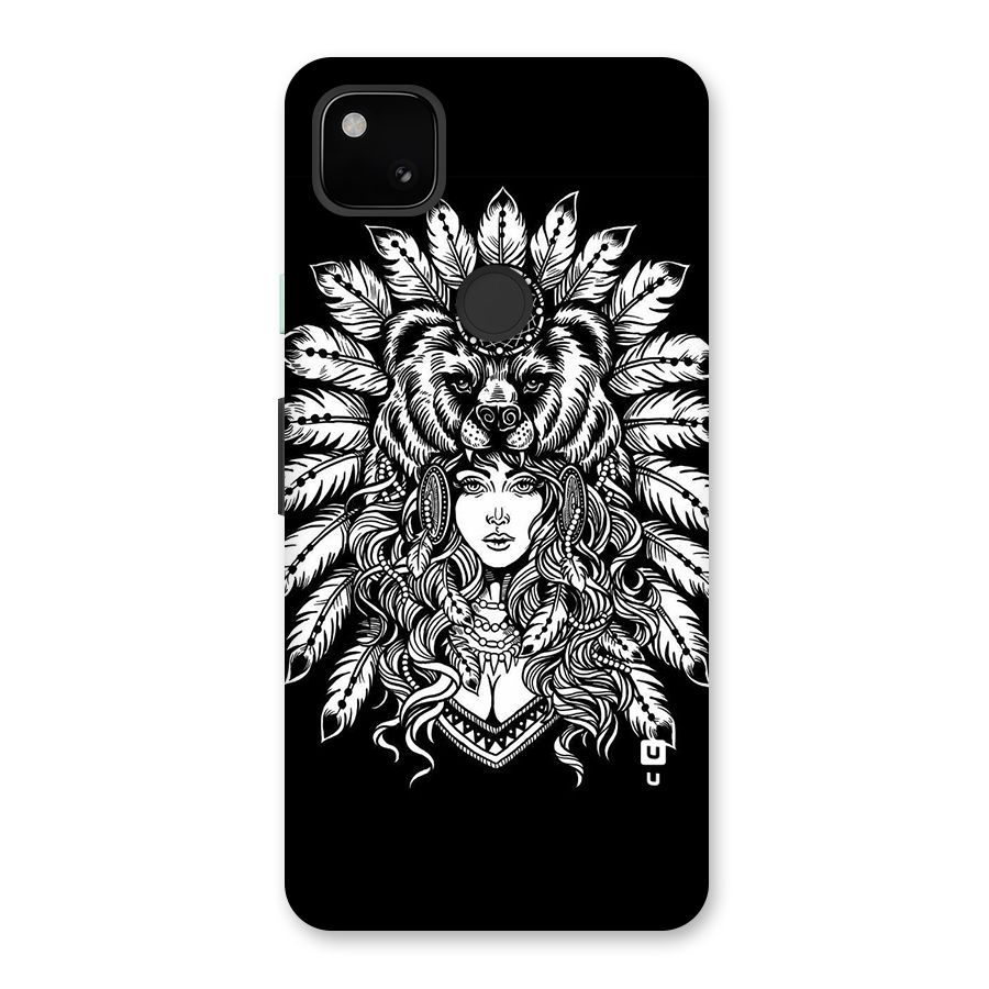 Girl Pattern Art Back Case for Google Pixel 4a
