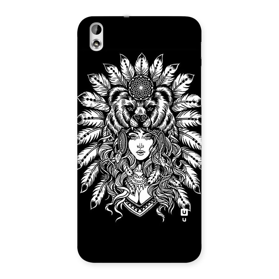 Girl Pattern Art Back Case for HTC Desire 816g