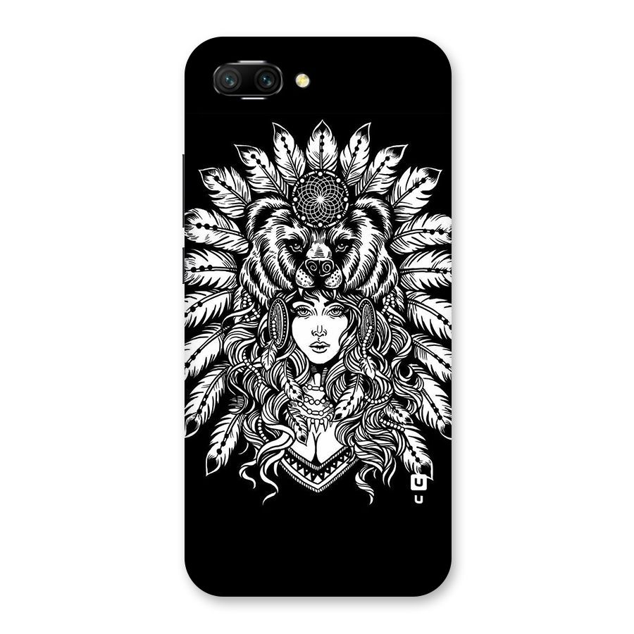 Girl Pattern Art Back Case for Honor 10