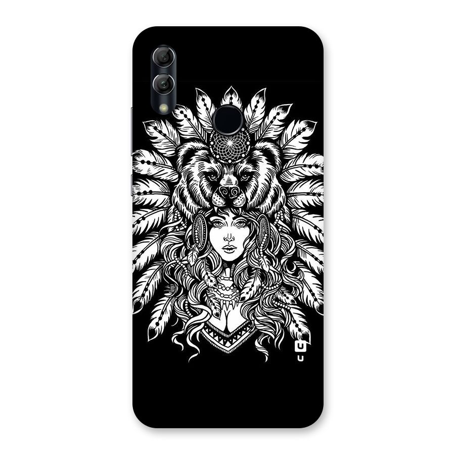 Girl Pattern Art Back Case for Honor 10 Lite