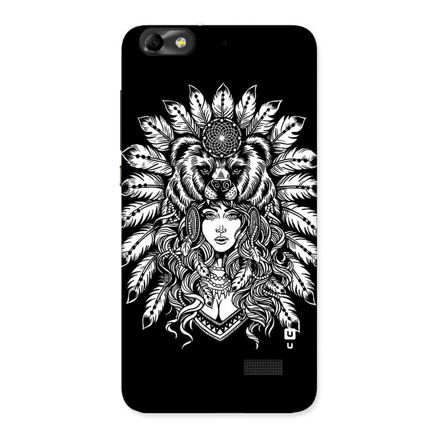 Girl Pattern Art Back Case for Honor 4C