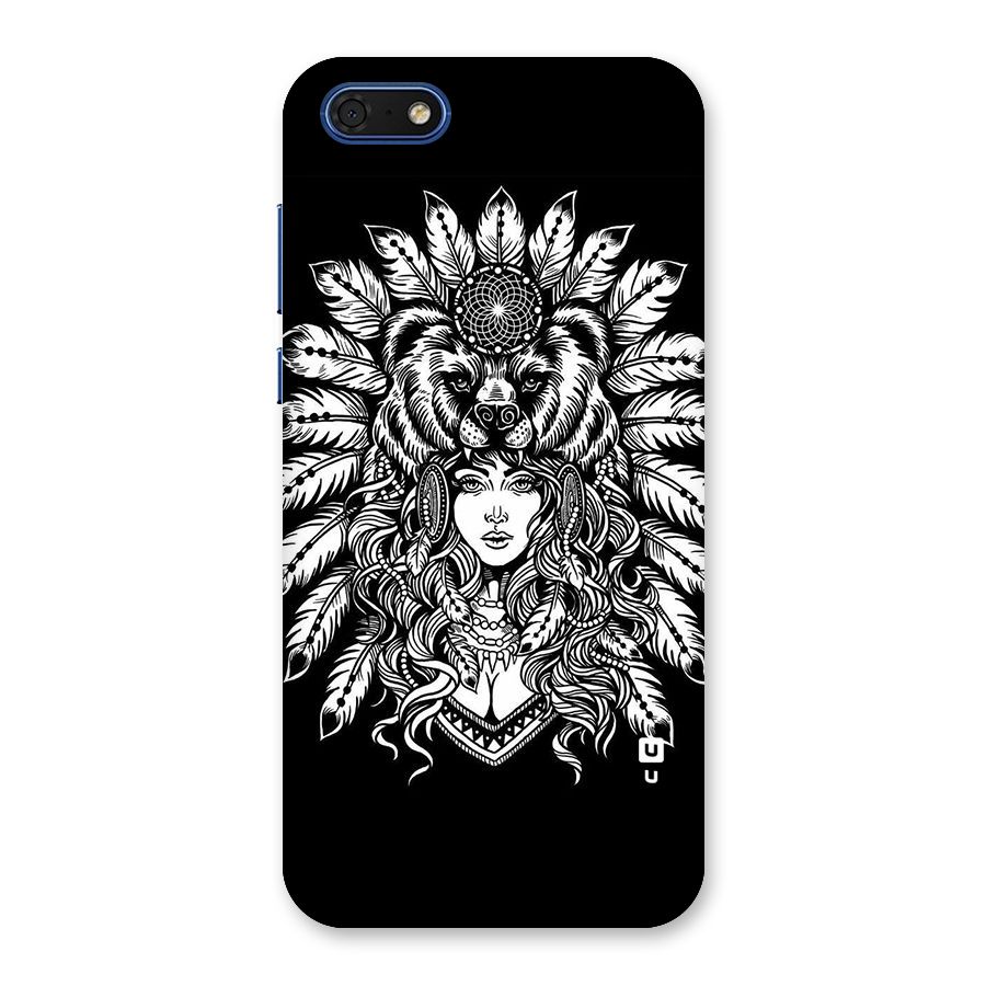 Girl Pattern Art Back Case for Honor 7s