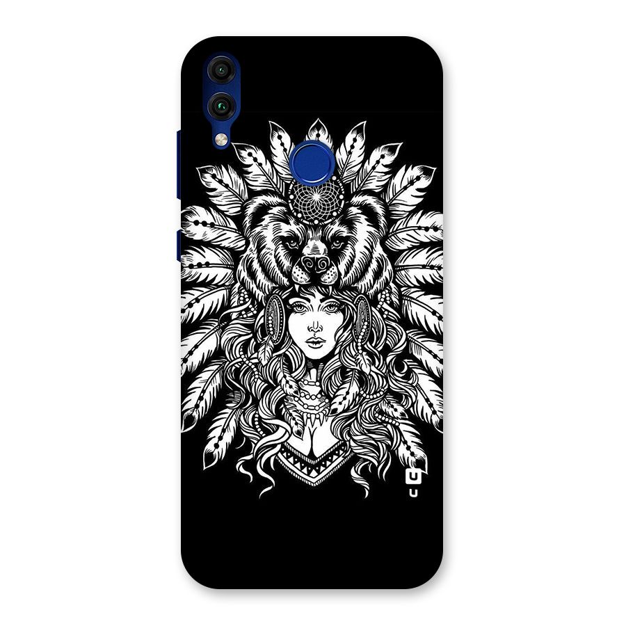 Girl Pattern Art Back Case for Honor 8C