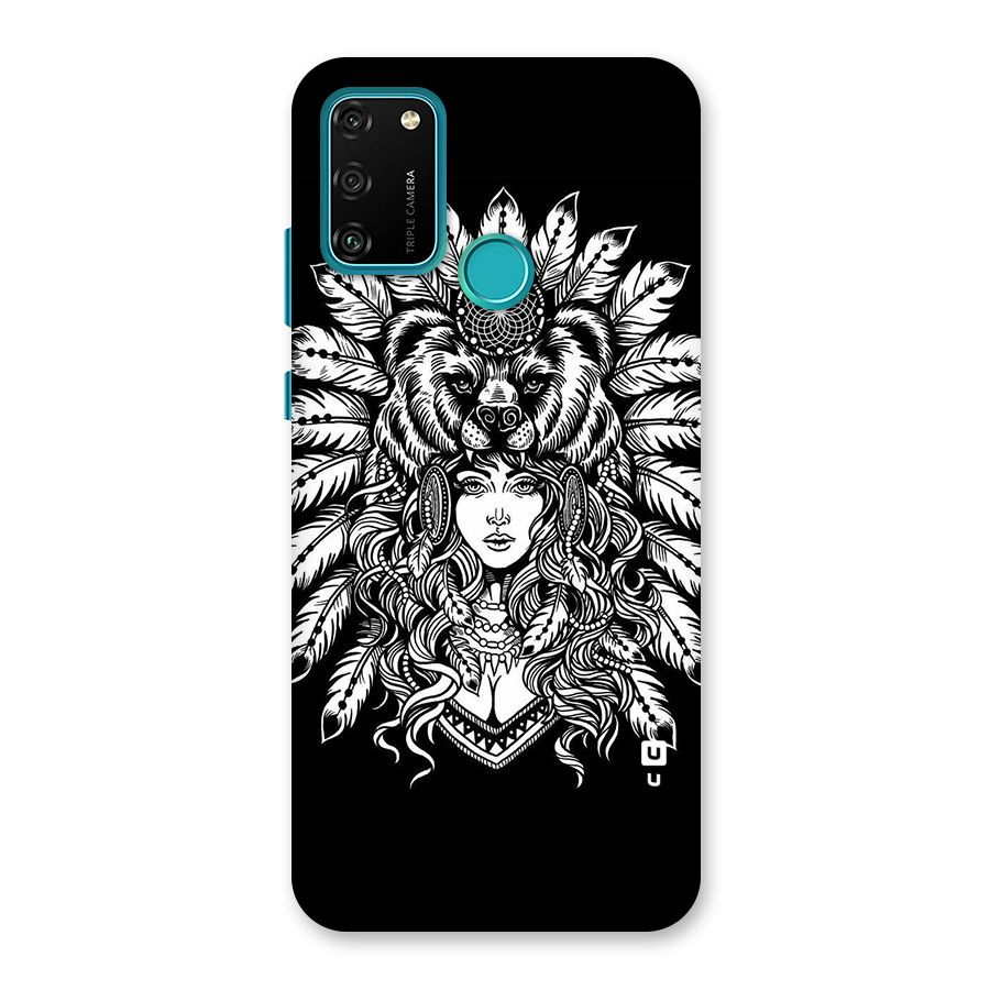 Girl Pattern Art Back Case for Honor 9A