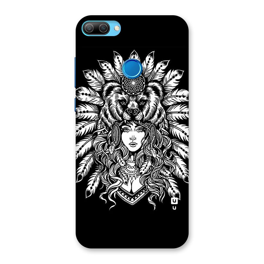 Girl Pattern Art Back Case for Honor 9N