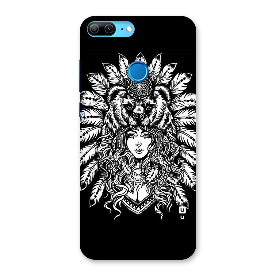 Girl Pattern Art Back Case for Honor 9 Lite
