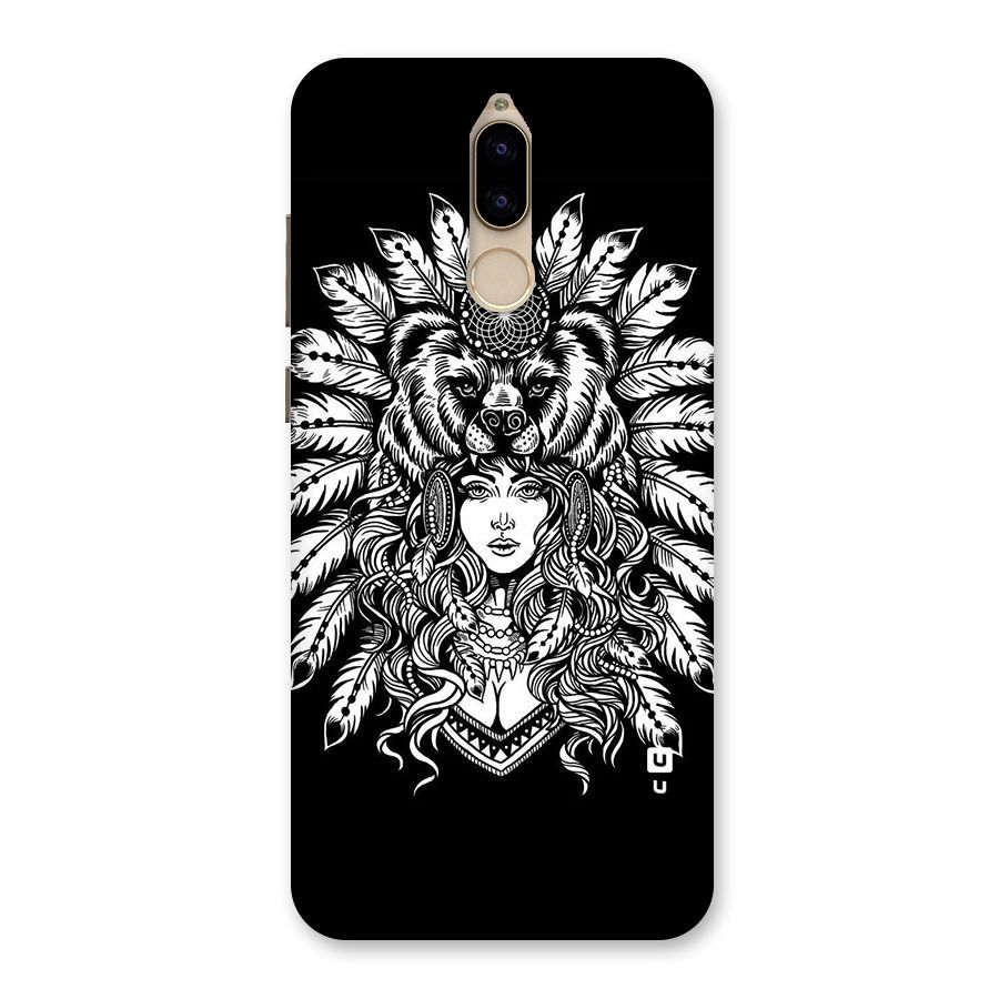 Girl Pattern Art Back Case for Honor 9i
