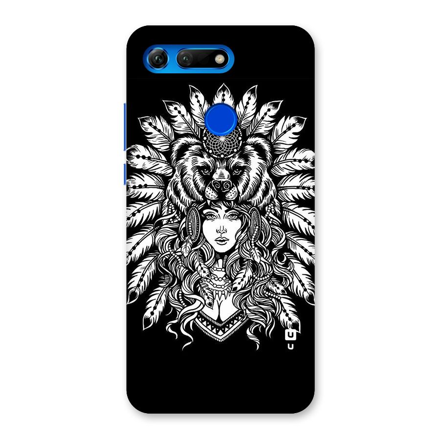 Girl Pattern Art Back Case for Honor View 20