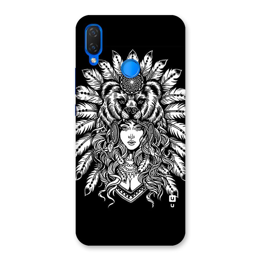 Girl Pattern Art Back Case for Huawei P Smart+
