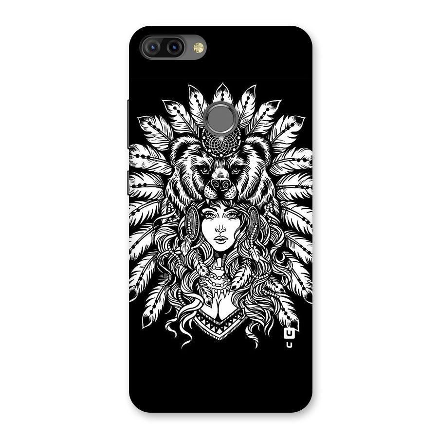 Girl Pattern Art Back Case for Infinix Hot 6 Pro