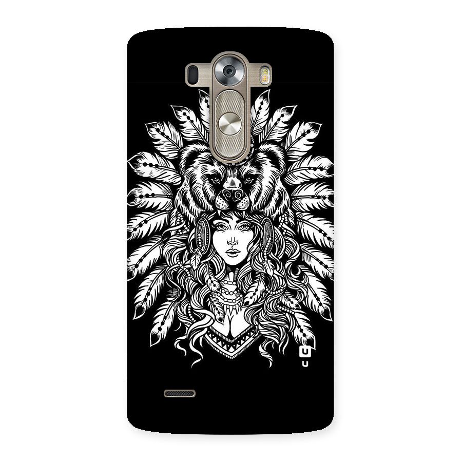 Girl Pattern Art Back Case for LG G3