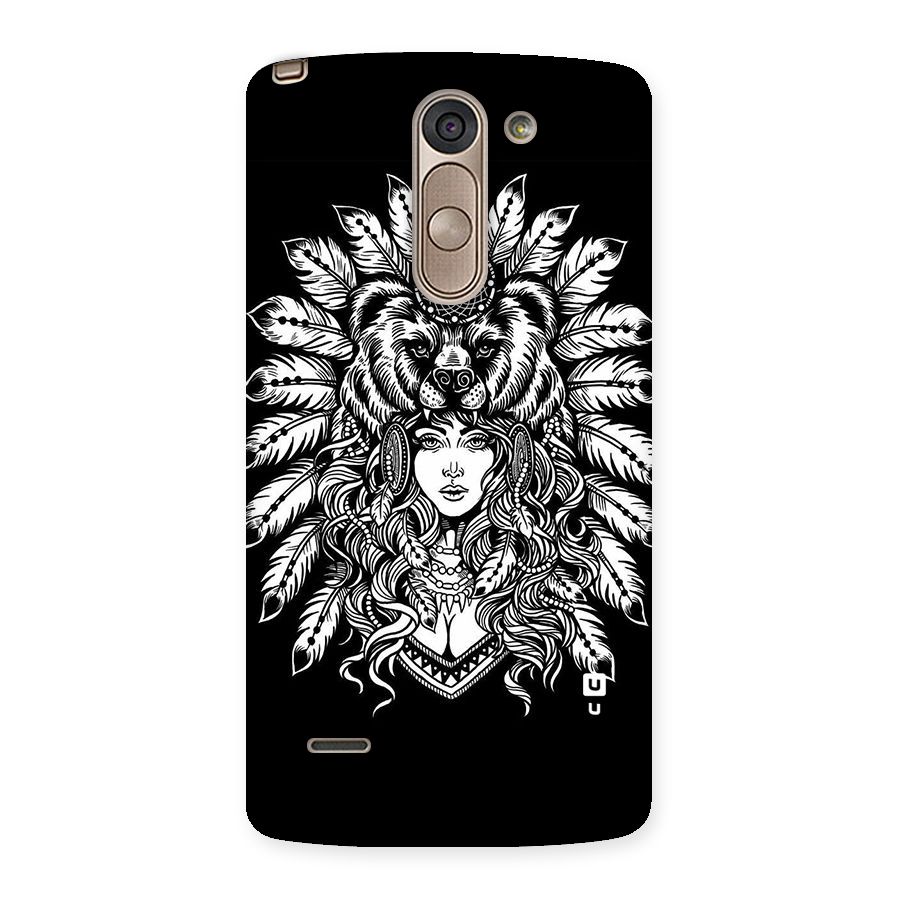 Girl Pattern Art Back Case for LG G3 Stylus