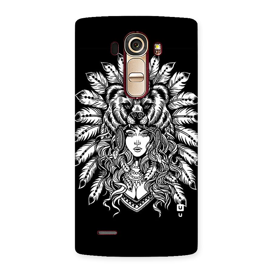 Girl Pattern Art Back Case for LG G4