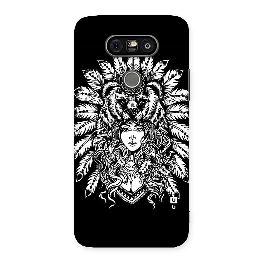 Girl Pattern Art Back Case for LG G5