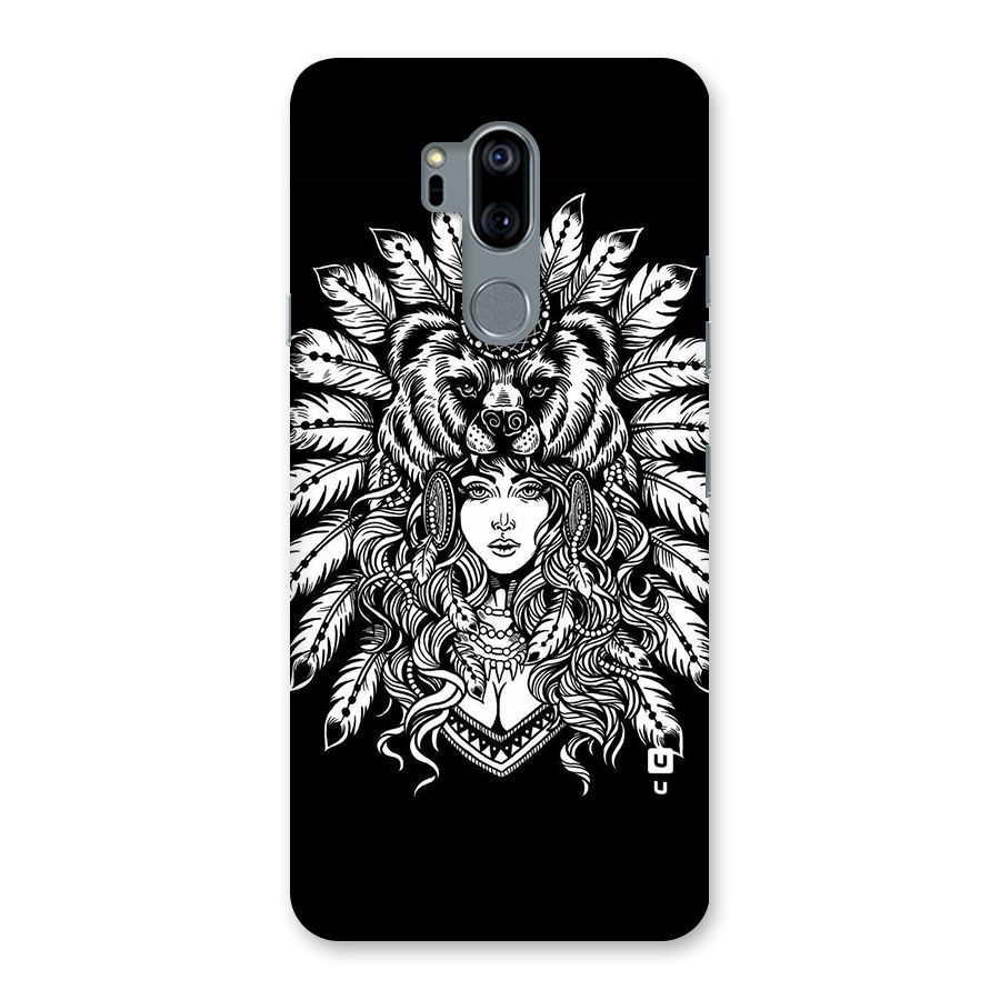 Girl Pattern Art Back Case for LG G7