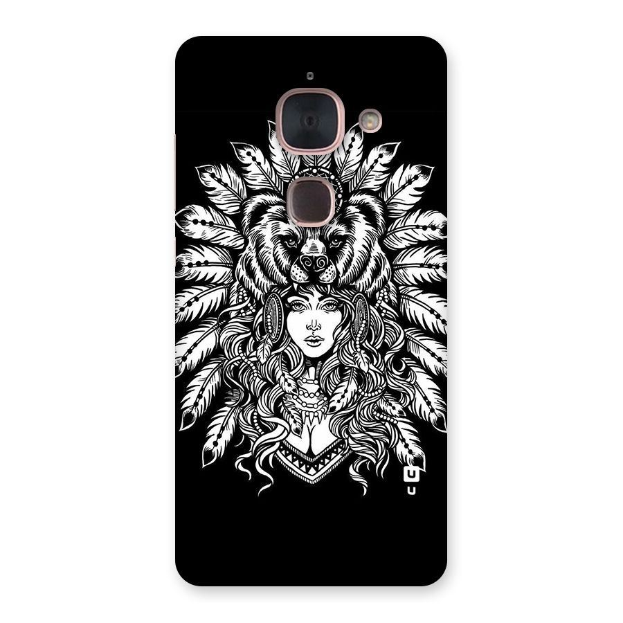 Girl Pattern Art Back Case for Le Max 2
