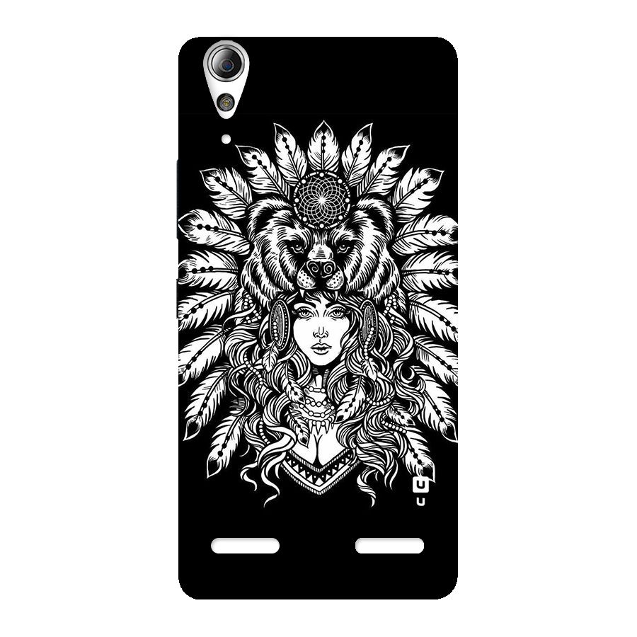 Girl Pattern Art Back Case for Lenovo A6000