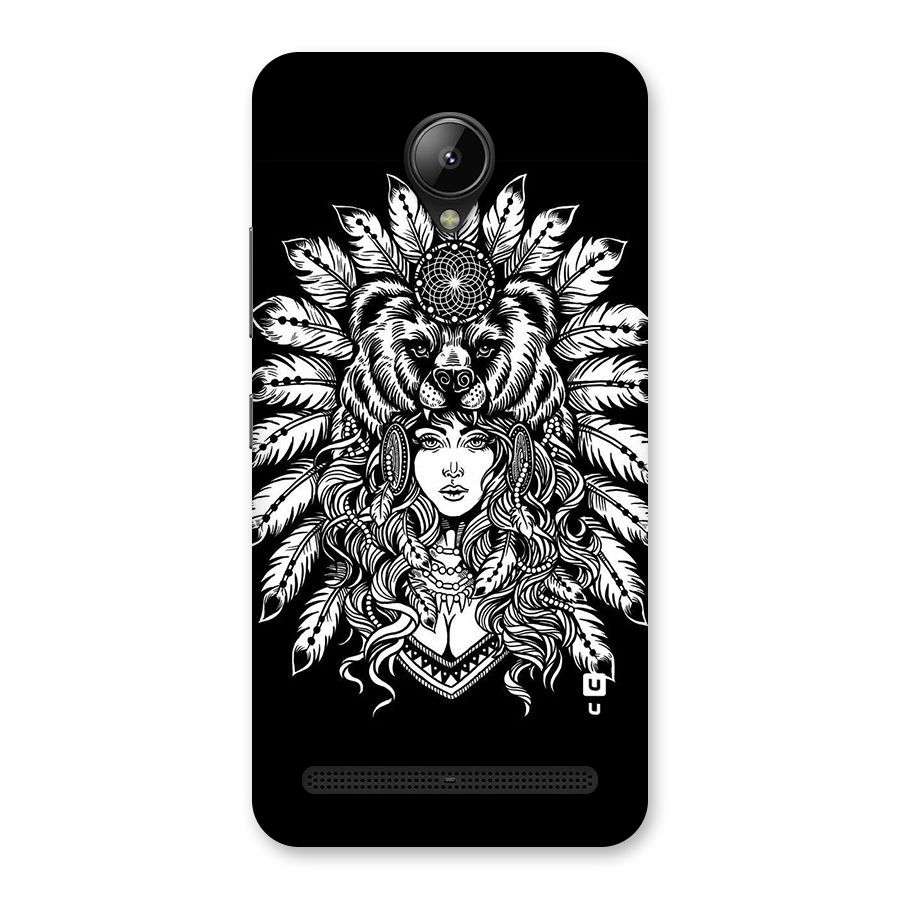 Girl Pattern Art Back Case for Lenovo C2
