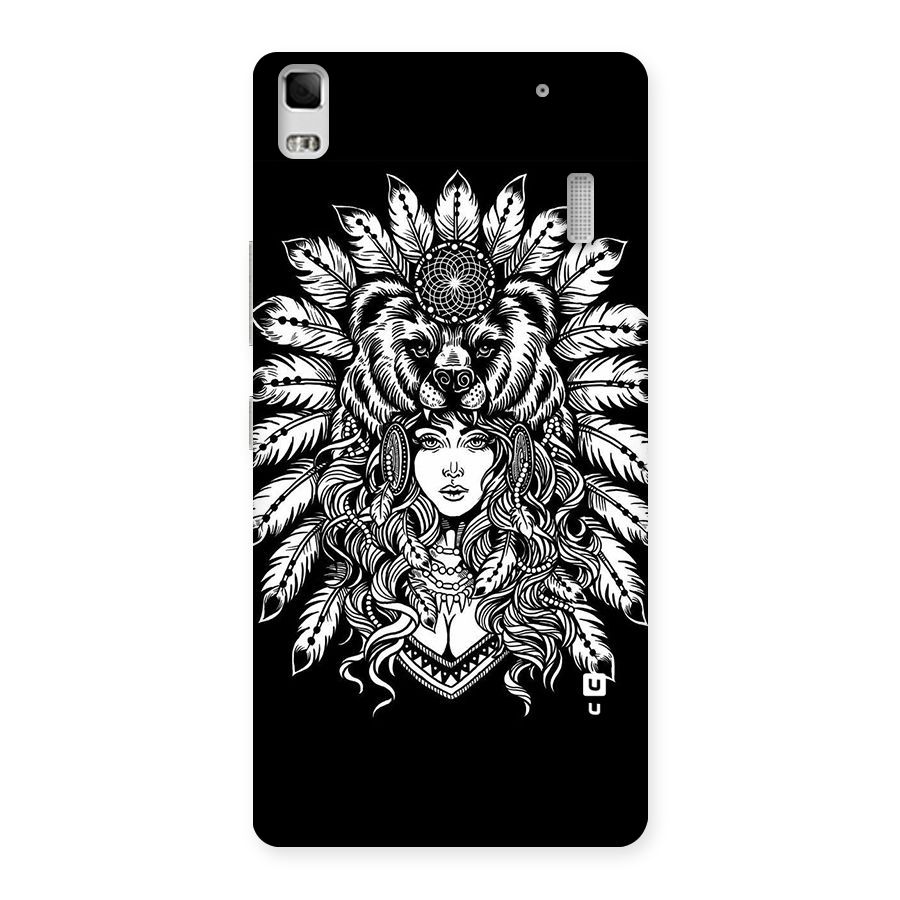 Girl Pattern Art Back Case for Lenovo K3 Note