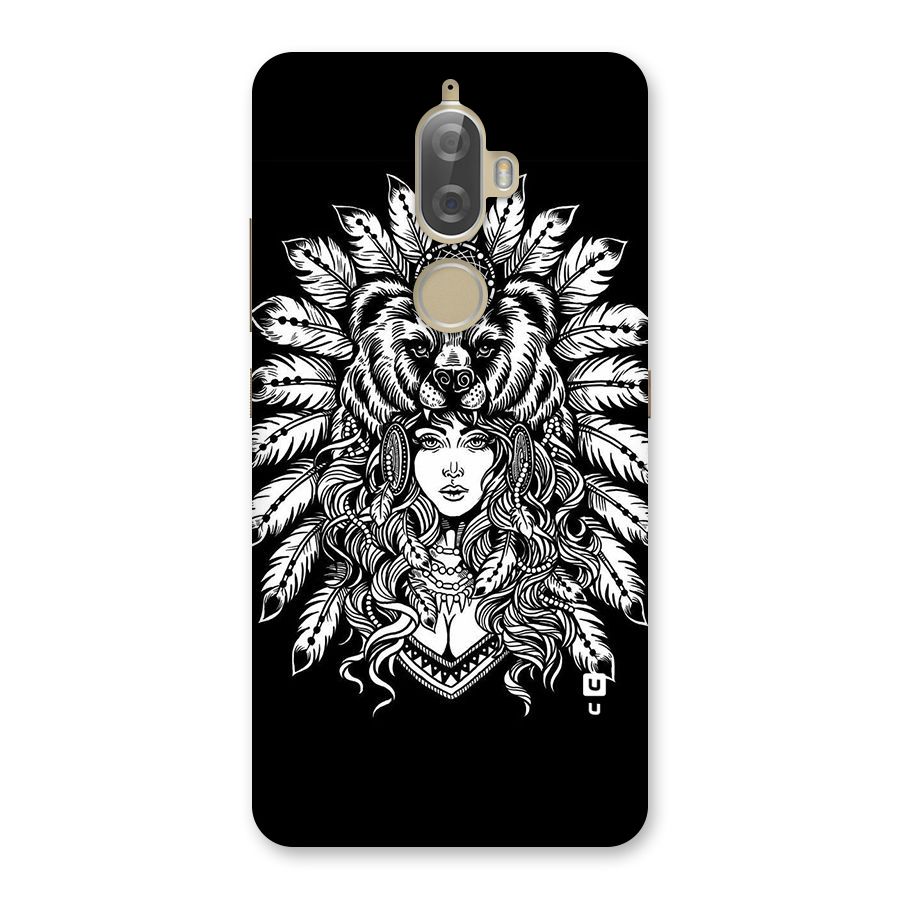 Girl Pattern Art Back Case for Lenovo K8 Plus