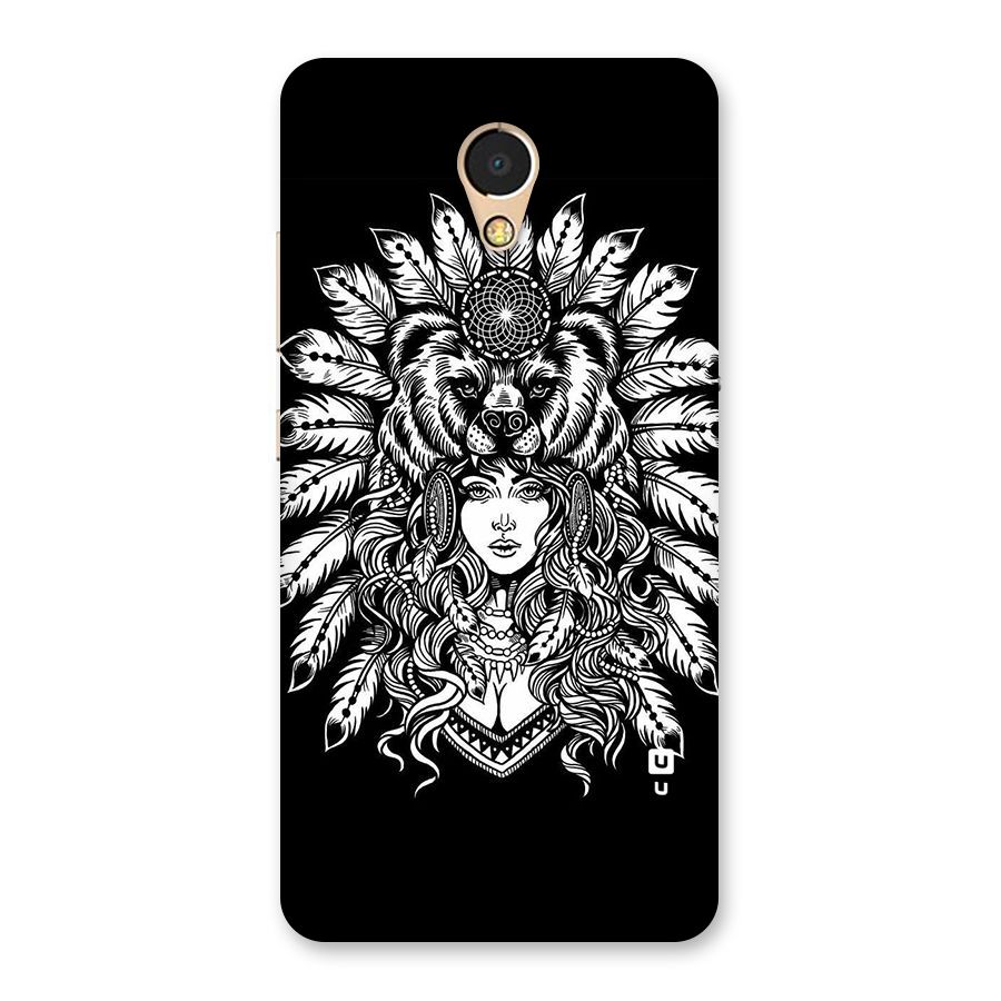 Girl Pattern Art Back Case for Lenovo P2