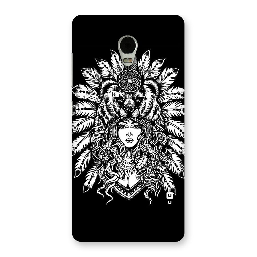 Girl Pattern Art Back Case for Lenovo Vibe P1