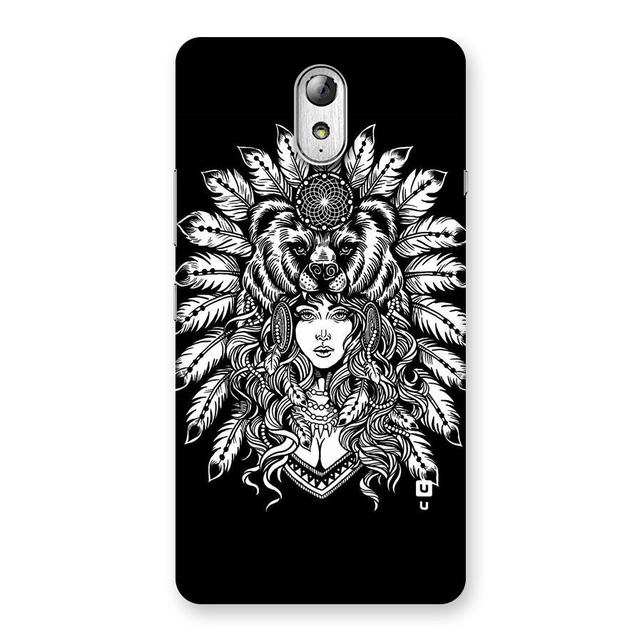 Girl Pattern Art Back Case for Lenovo Vibe P1M