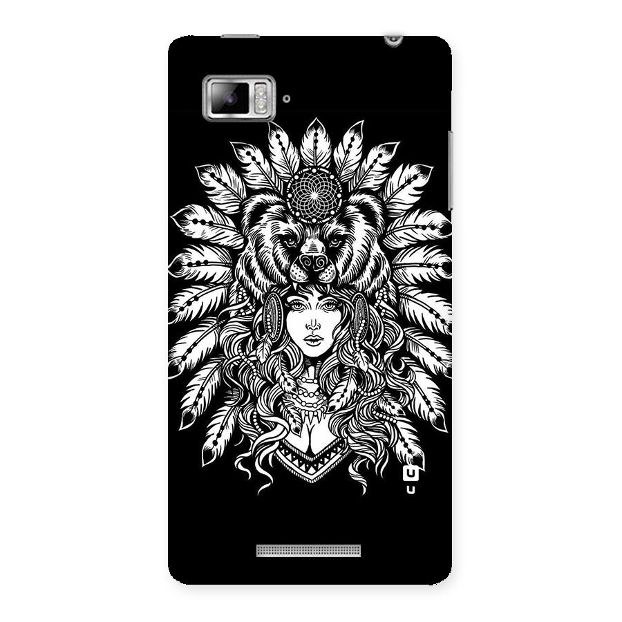 Girl Pattern Art Back Case for Lenovo Vibe Z K910