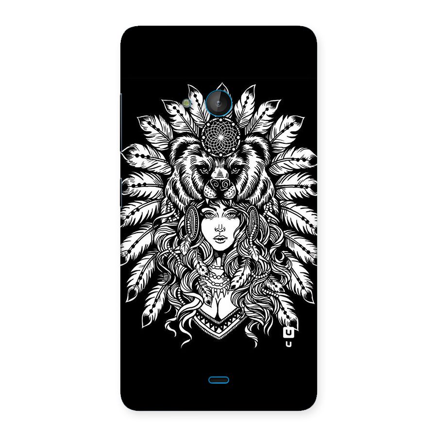 Girl Pattern Art Back Case for Lumia 540