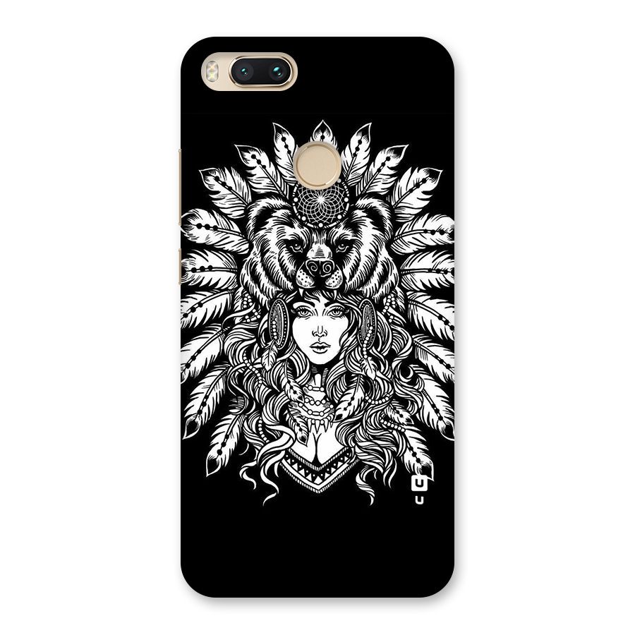 Girl Pattern Art Back Case for Mi A1