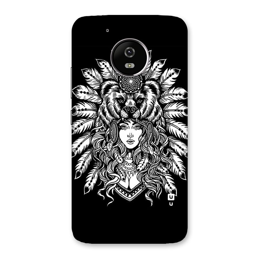 Girl Pattern Art Back Case for Moto G5