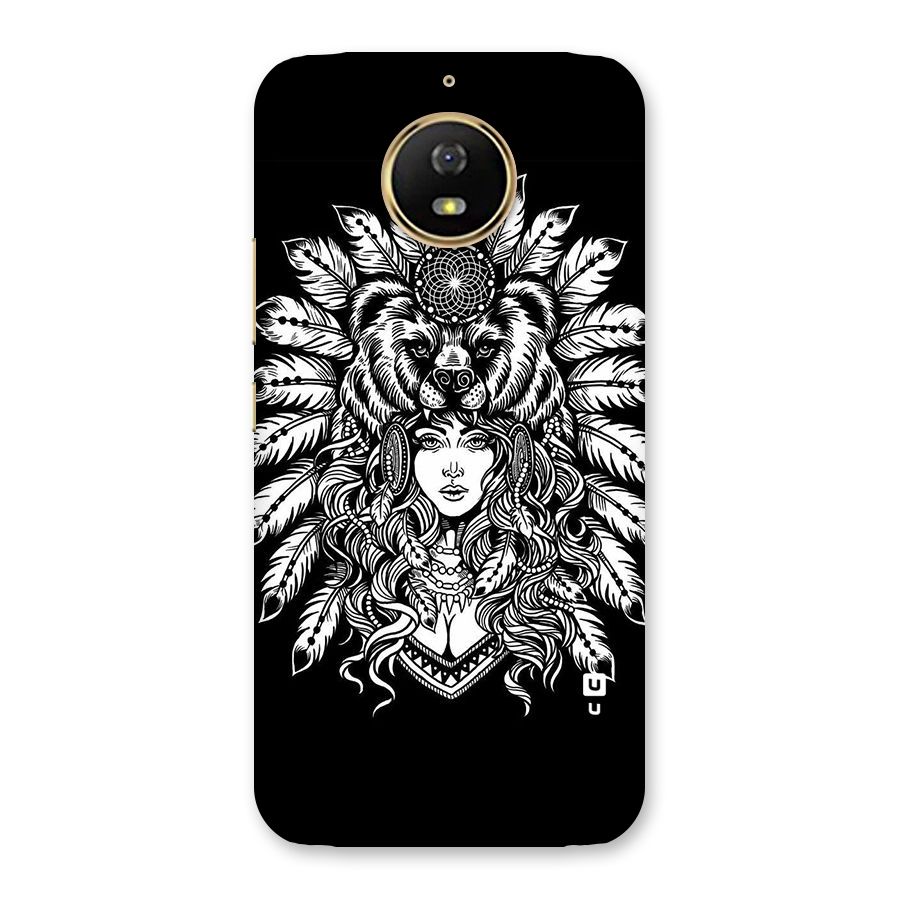 Girl Pattern Art Back Case for Moto G5s