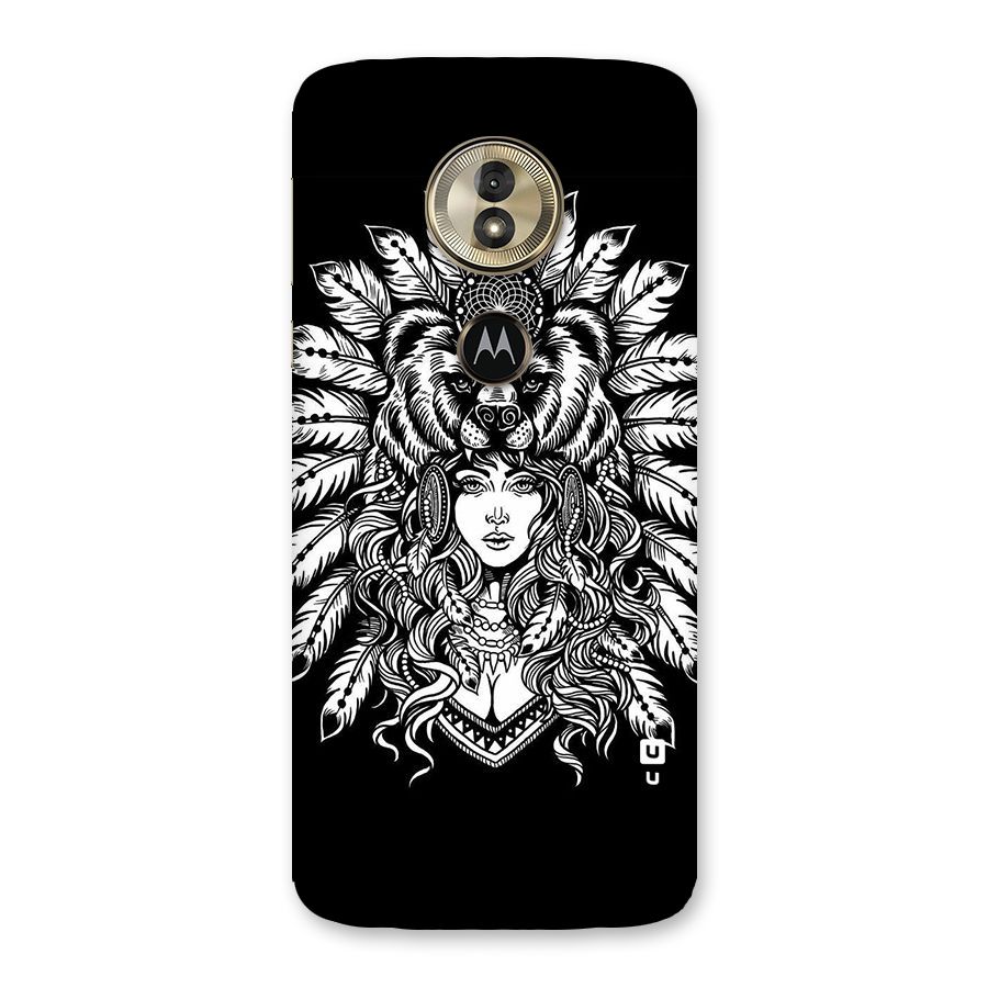 Girl Pattern Art Back Case for Moto G6 Play