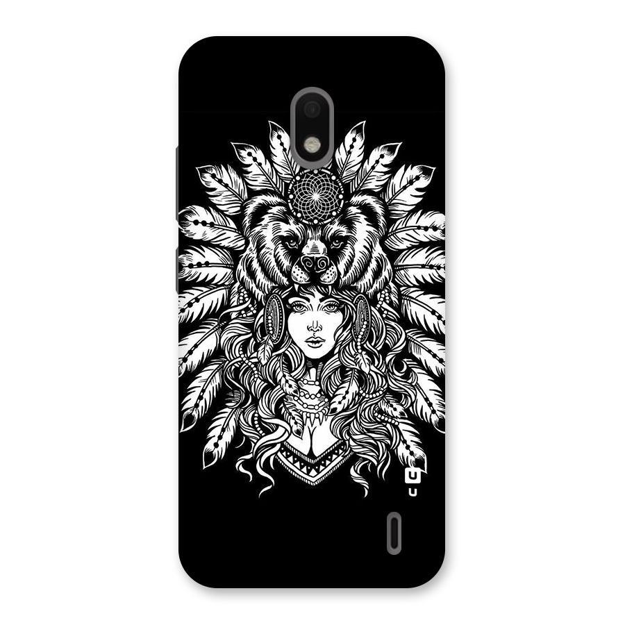 Girl Pattern Art Back Case for Nokia 2.2