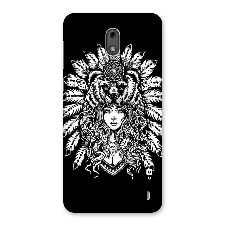 Girl Pattern Art Back Case for Nokia 2